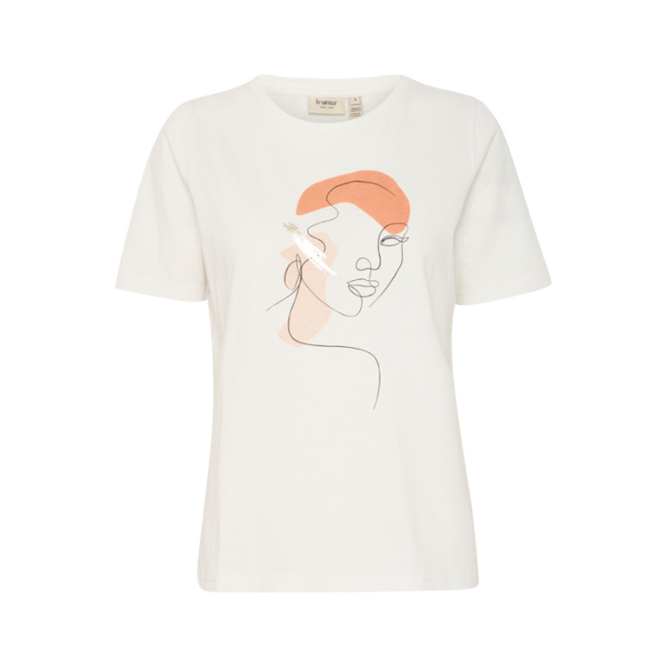 Frriley t-shirt - Blanc de blanc mix