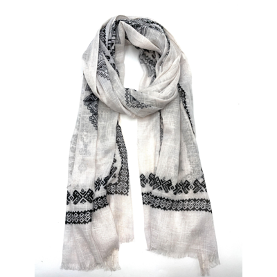 Greta scarf - Blanc (E21-05FF)