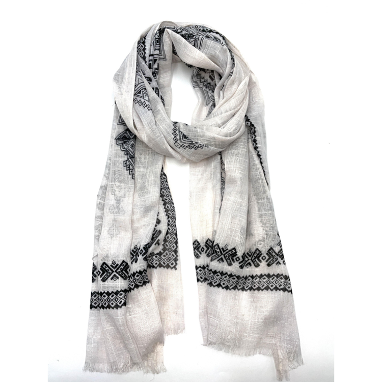 Greta scarf - Blanc (E21-05FF)