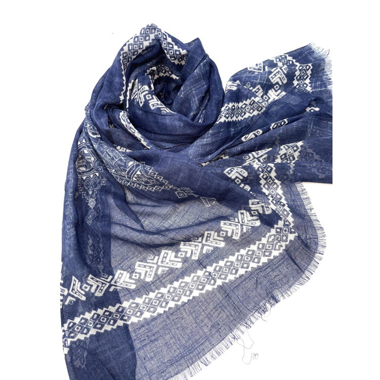 Greta scarf - Bleu (E21-05FF)