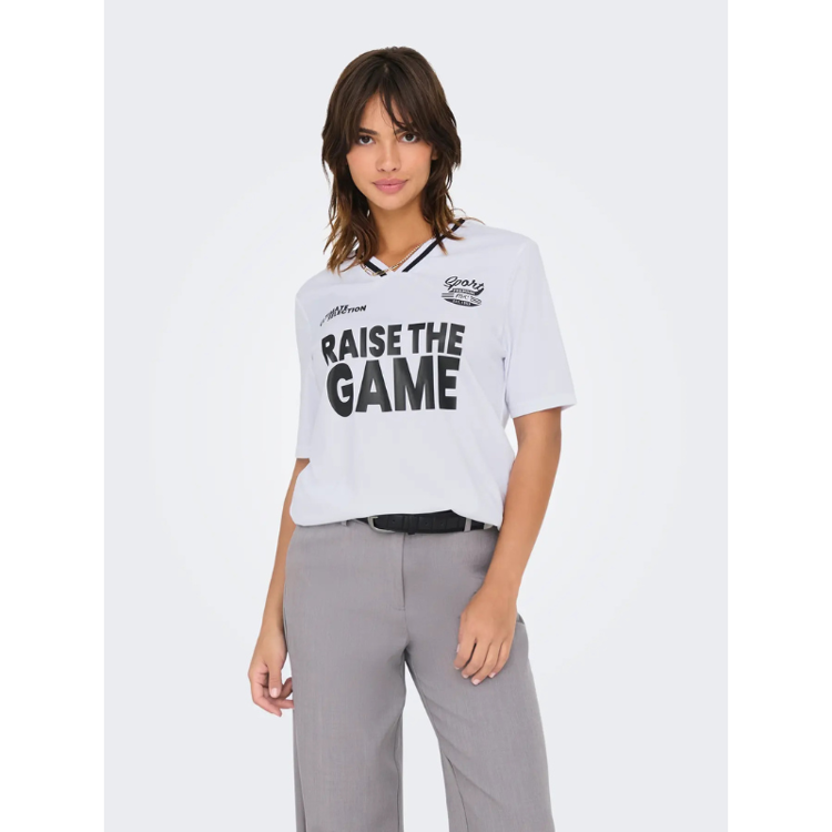 Onlnadine t-shirt - Bright white/game