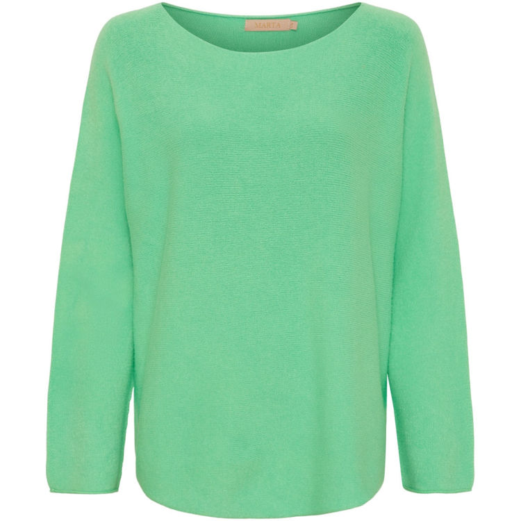 Mdcdagmar strikbluse - Green fluo