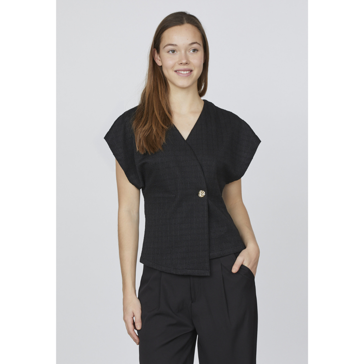 Evela-ve top - Black