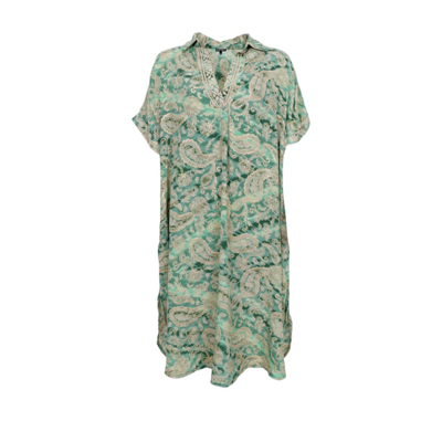 Bcluna kaftan tunika - Floral green