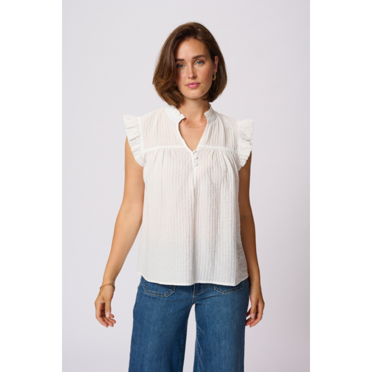 Kaliany bluse - Chalk