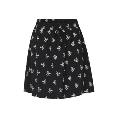 Enita nederdel - Black/cream