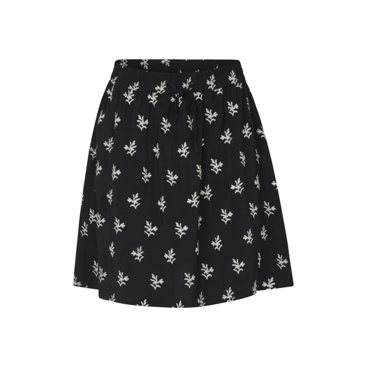 Enita nederdel - Black/cream