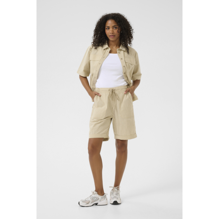 Kanaya shorts - Chincilla/white