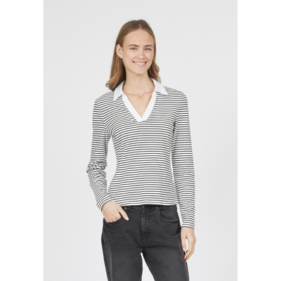 Viggo bluse - White/black