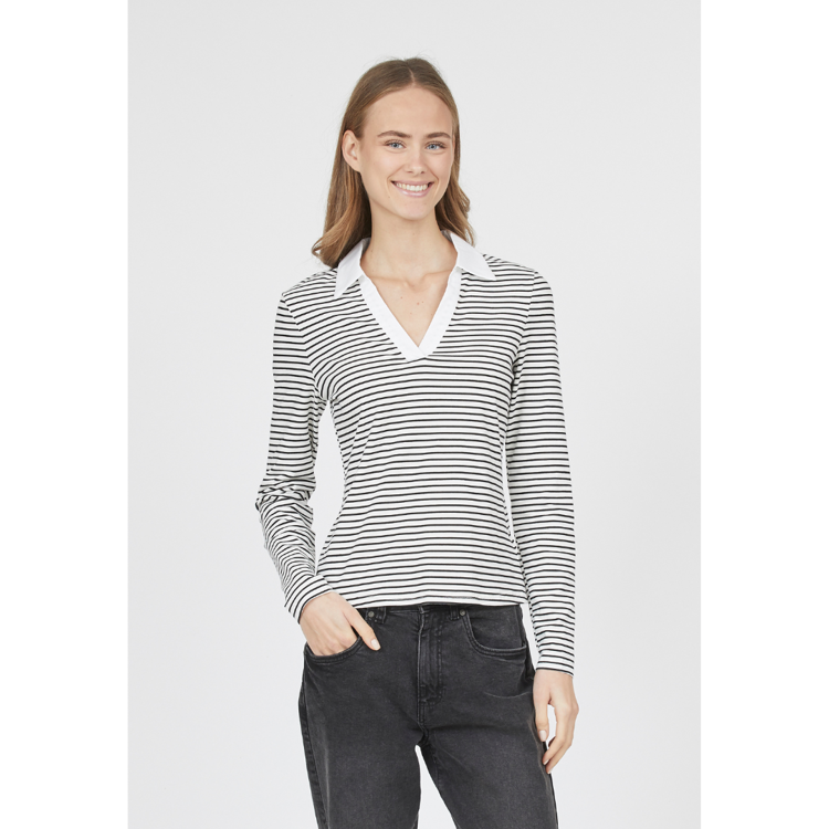 Viggo bluse - White/black