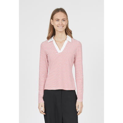 Viggo bluse - White/ruby