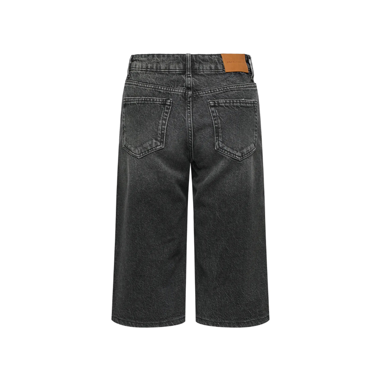 Onlcabain shorts - Black denim