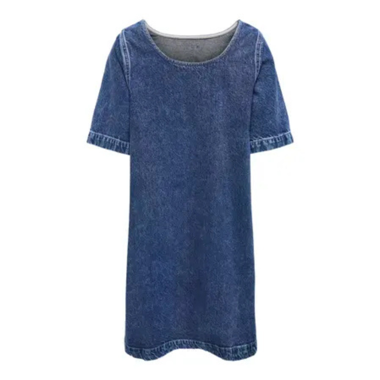 Onlgigi kjole - Medium blue denim