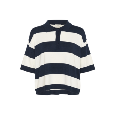 Kalizza polo strik - Midnight/chalk