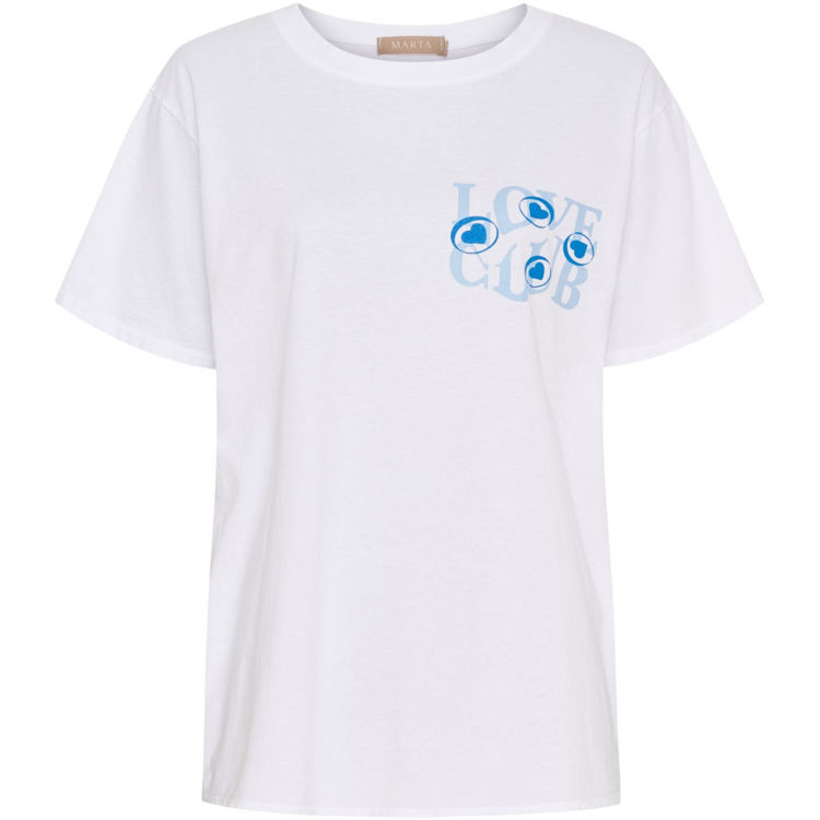 Mdcinge t-shirt - White/azzuro