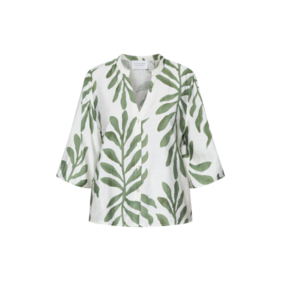 Viaba skjorte - Cream/khaki