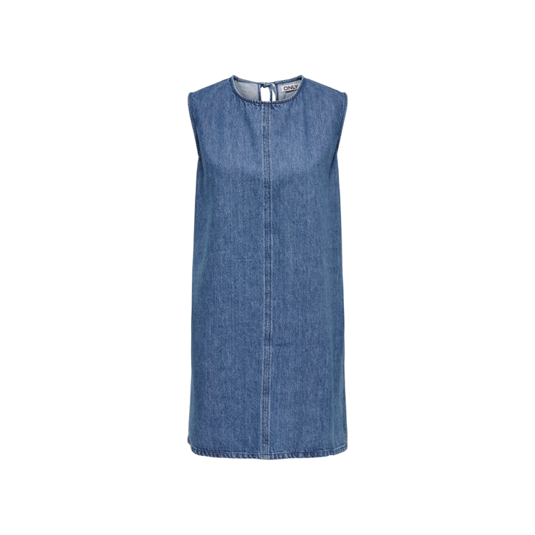 Onlvigga kjole - Medium blue denim