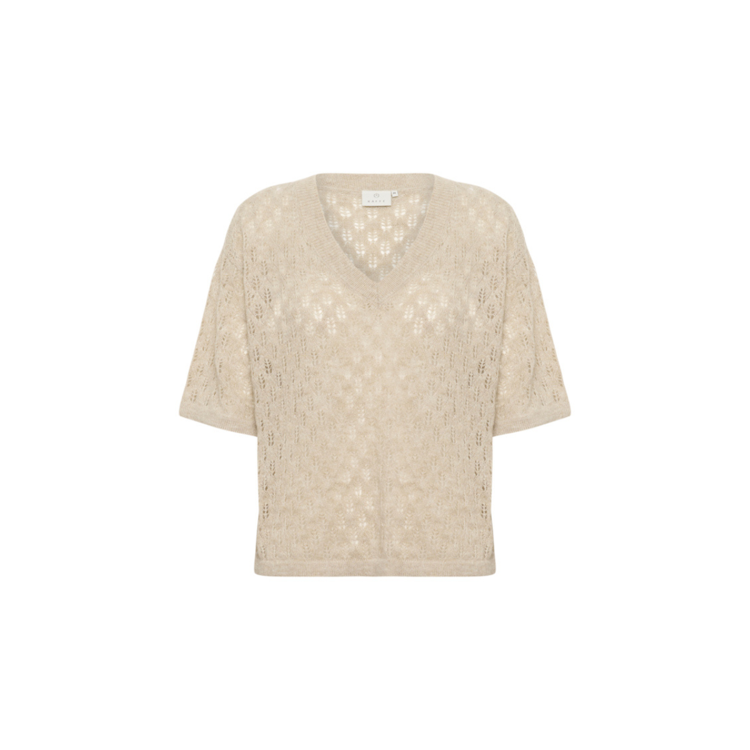 Kalourine strik - Feather gray melange
