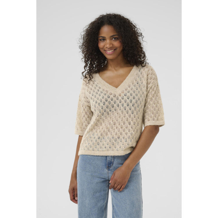 Kalourine strik - Feather gray melange