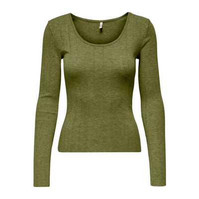 Onltenna bluse - Peat moss