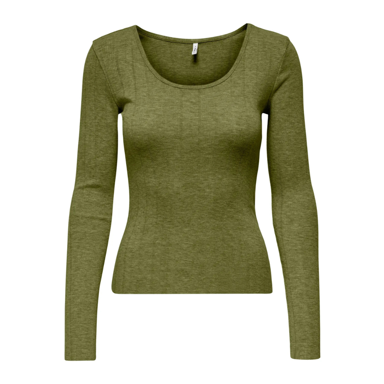 Onltenna bluse - Peat moss