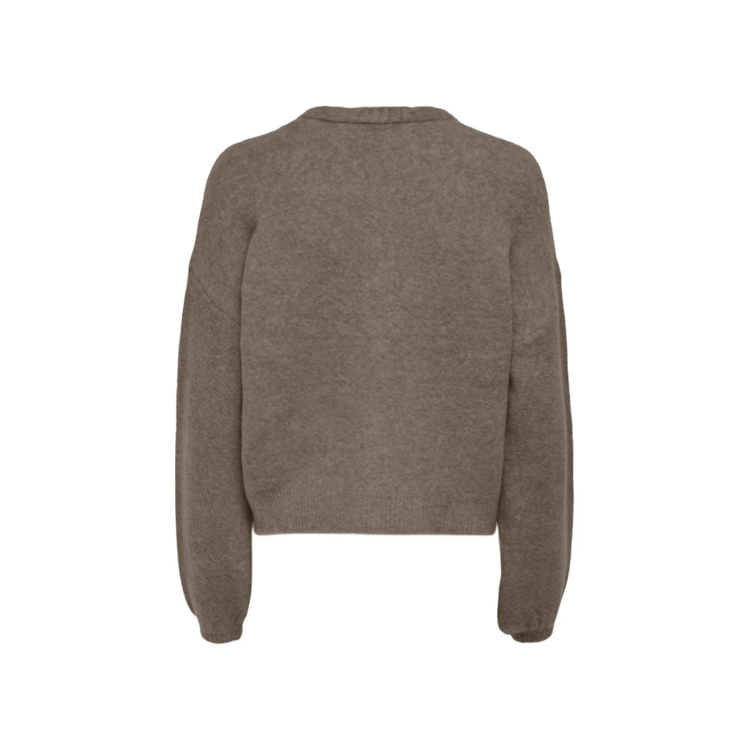 Onlisabella strik - Walnut melange
