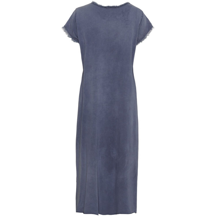 Mdcrosalia kjole - Dark blue/arancio fluo