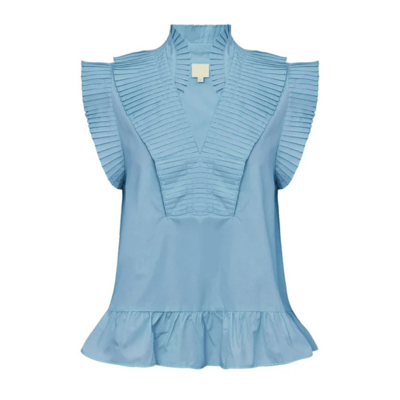 Anngo top - Ice blue