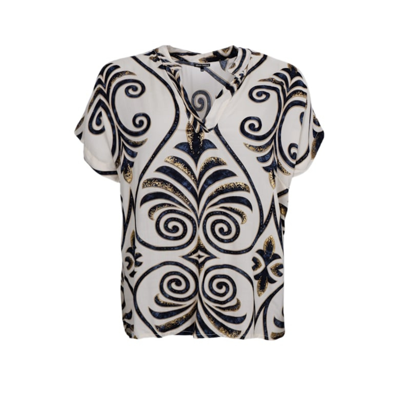 Bcstella kortærmet bluse - Malaka white