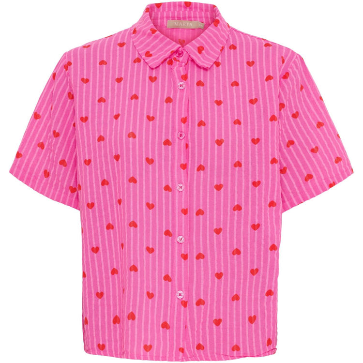 Mdcmenika skjorte - Fuxia