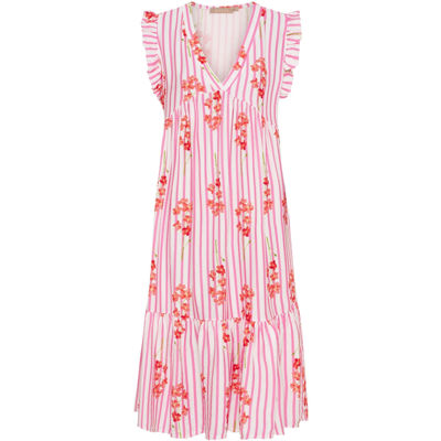 Mdcanika kjole - Pink stripes