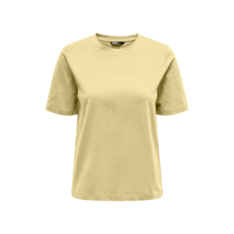 Onlonly t-shirt - Pastel yellow