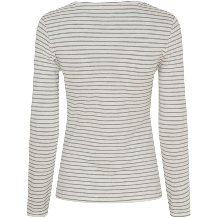 Mdcnancy bluse - Grey/white