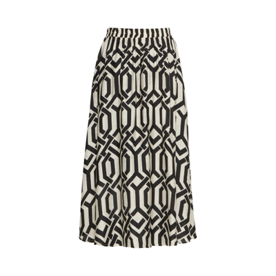 Frariana nederdel - Whisper white black