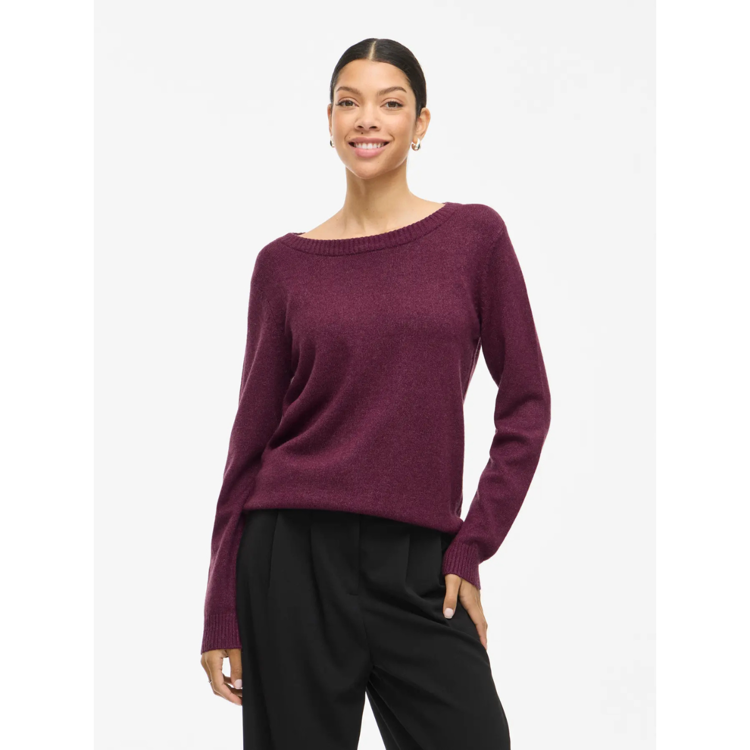 Viril strik bluse - Fig
