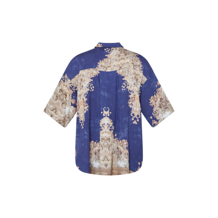 Love971-12 skjorte - Navy/paisley