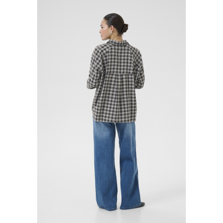 Kaelna skjorte - Black/grey check