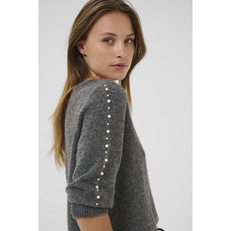 Kabetty strik - Grey melange