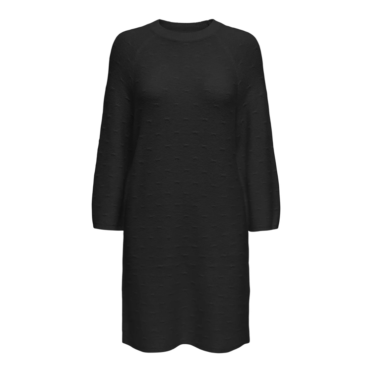 Onlkatia strik kjole - Black