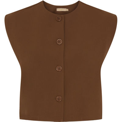 Mdcsmilla vest - Brown