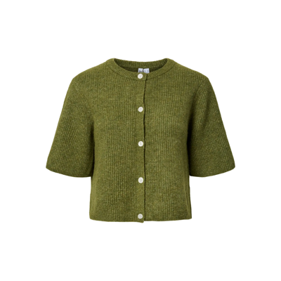 Pcsilly strik cardigan - Sphagnum