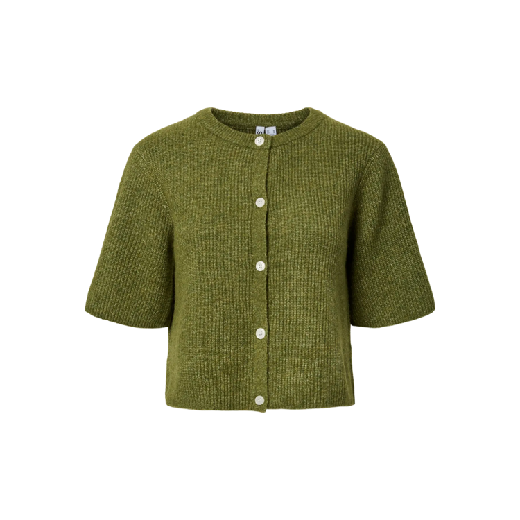 Pcsilly strik cardigan - Sphagnum