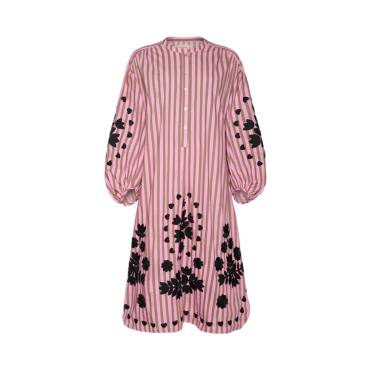 Rikke kjole - Pink stripes