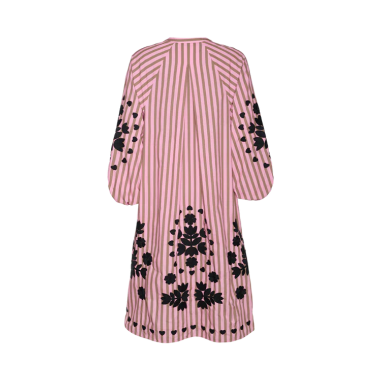 Rikke kjole - Pink stripes
