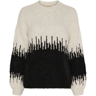 Mdcaimee strik - Beige/black