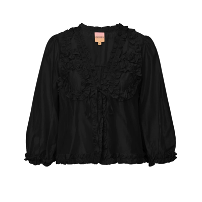 Mirkago cardigan bluse - Black