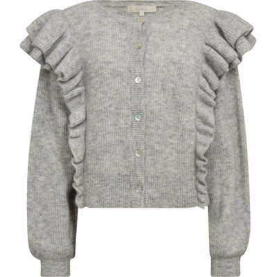 Annsofiego strik - Light grey melange