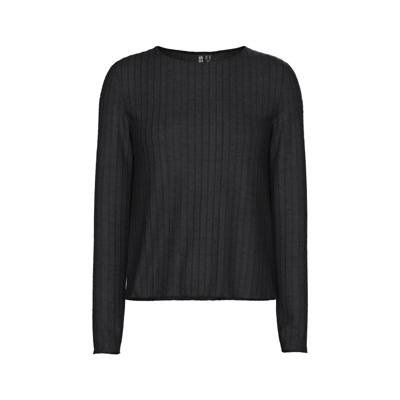 Pciris strikbluse - Black