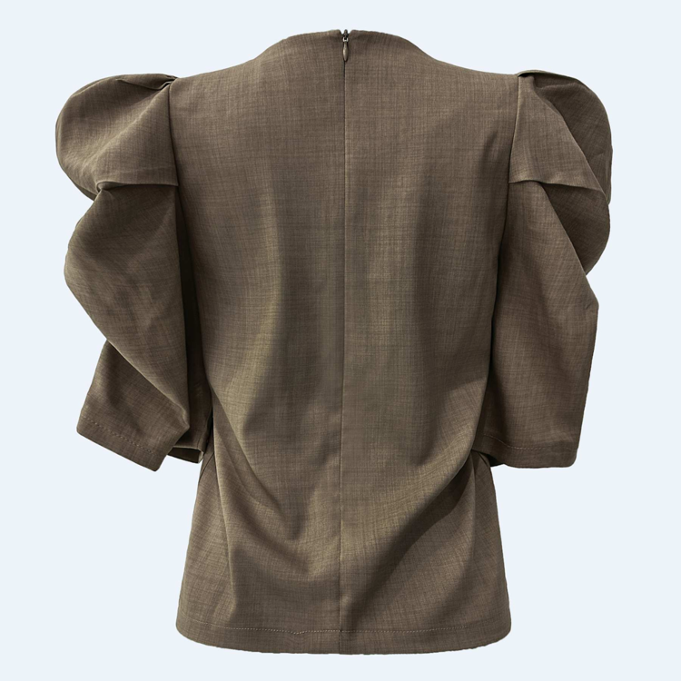 Winnie bluse - Brown