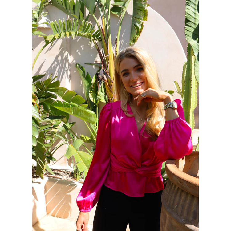 Tiki bluse - Pink
